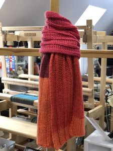 flat rib scarf