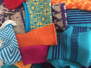 knitting swatches