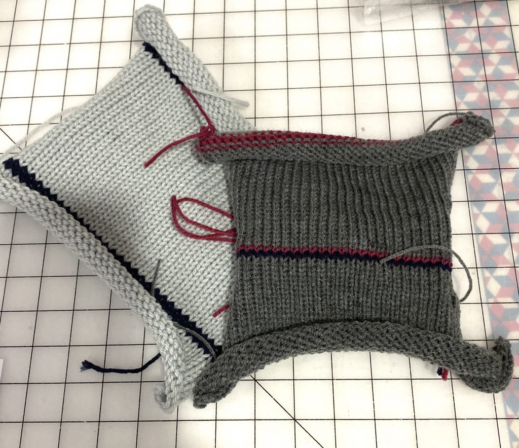 knit swatch